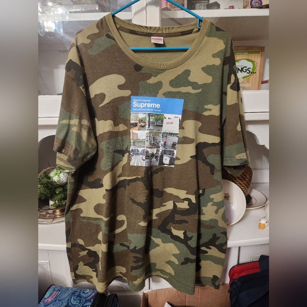 Supreme Camo Captcha / Verify / Click All Images 2020 Men's XL - Picture 1 of 3